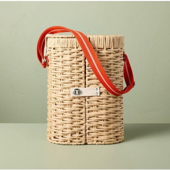 Hearth & Hand w/Magnolia Woven Bottle Carrier - Picture 4 of 9